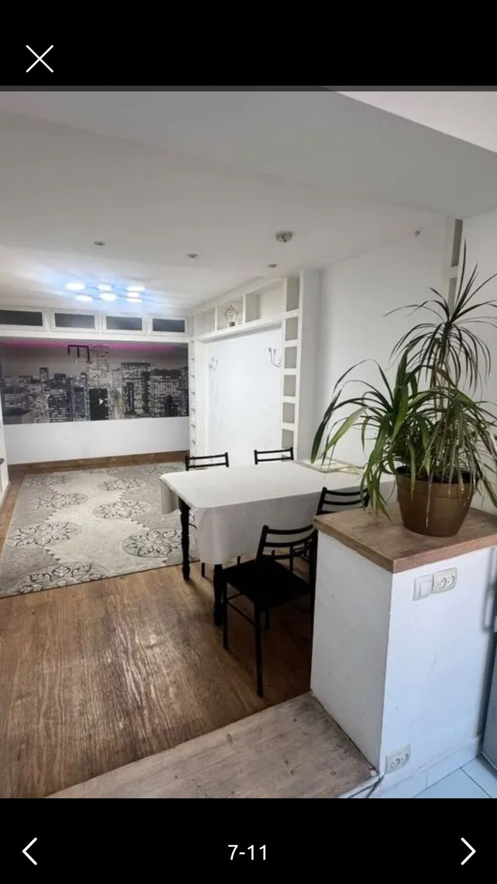 3 комнаты, 58 м², Центральная мечеть 104 серия, 4 этаж, Косметический ремонт: фото 4