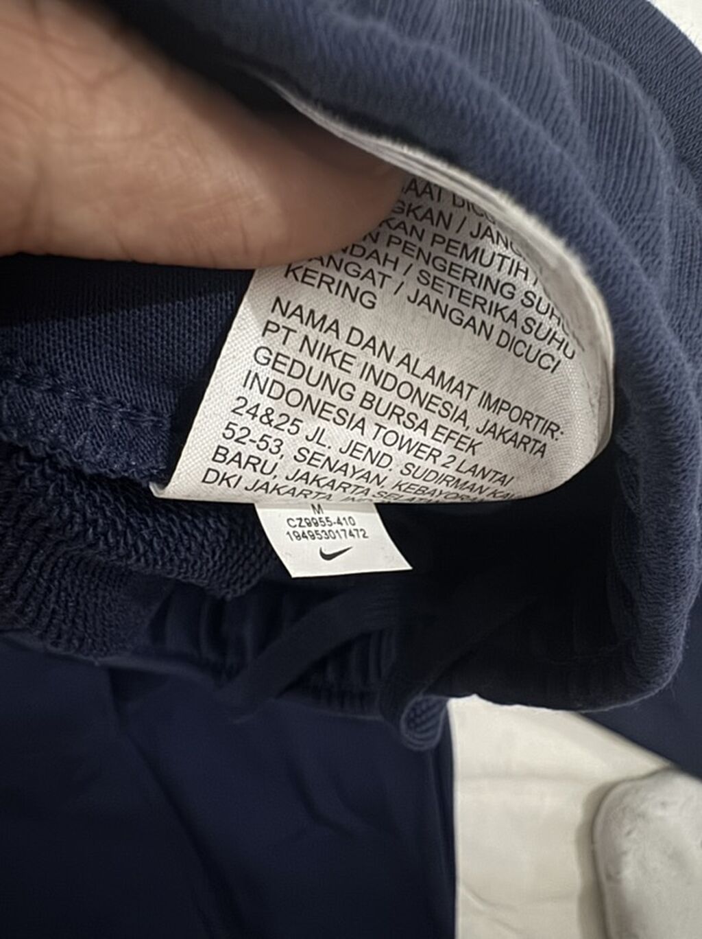 Мужские брюки, M, L, Nike, Новый, цвет - Синий, Самовывоз: фото 3