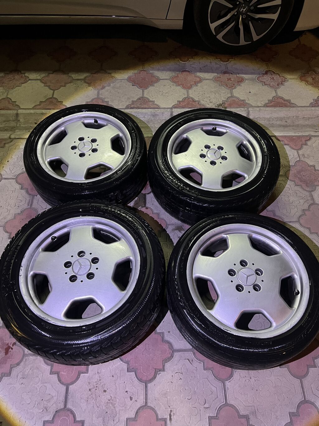 Колеса в сборе 225 / 45 / R 17, Лето, Б/у, Комплект, Легковые, Литые, отверстий - 5: фото 2