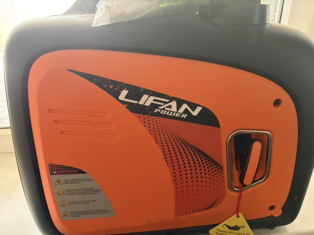 Инверторный генератор Lifan Power (оранжево‑чёрный корпус с ручкой для: фото 3