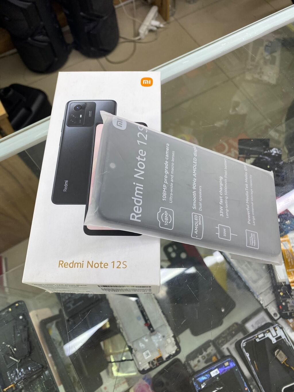 Redmi, Redmi Note 12S, Б/у, 256 ГБ, цвет - Черный, 1 SIM, 2 SIM, eSIM: фото 1