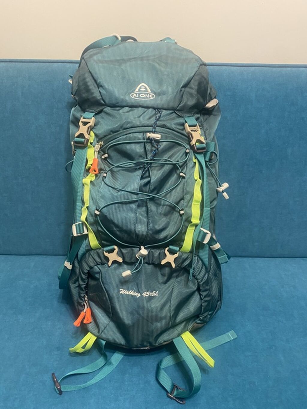 Треккинговый рюкзак AIONE Walking 45+5L - Объем: 45 литров + выносной: фото 3