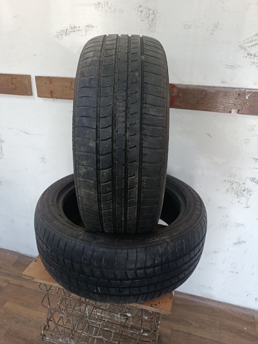 Шины 205 / 50 / R 17, Лето, Б/у, Пара, Легковые, Япония, GoodYear: фото 3
