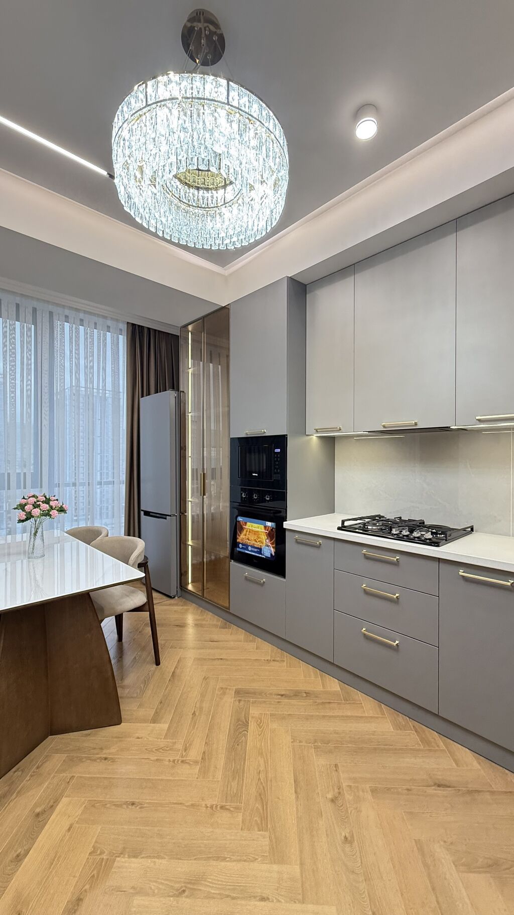 3 комнаты, 96 м², Асанбай мкр Элитка, 13 этаж, Дизайнерский ремонт: фото 8