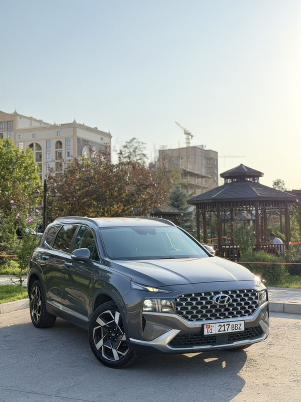 Hyundai Santa Fe: 2021 г., 2.2 л, Автомат, Дизель, Кроссовер: фото 2