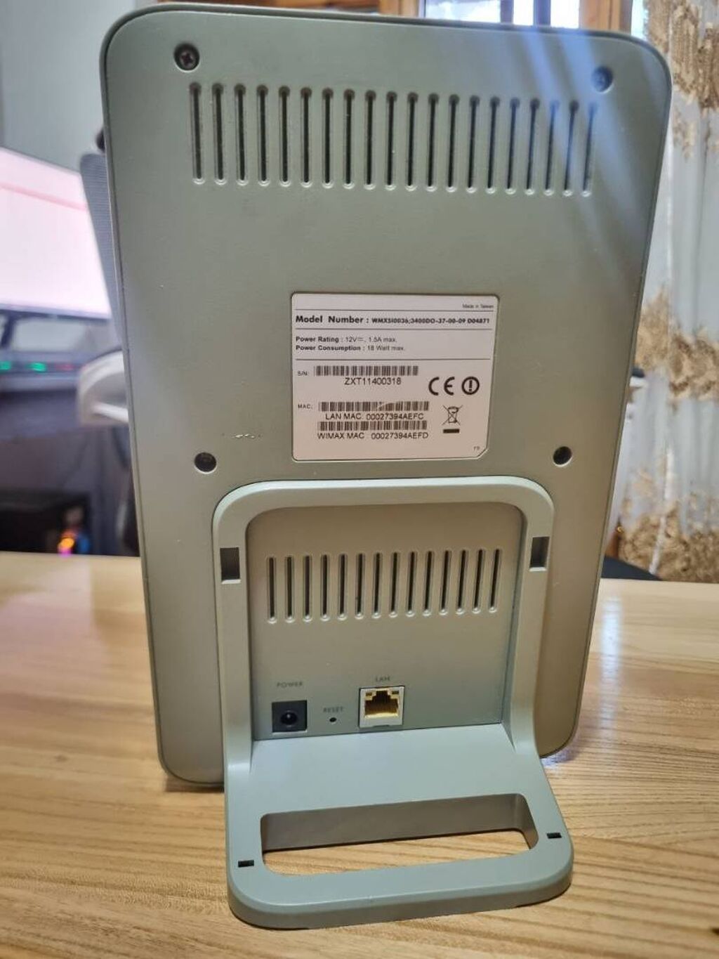 Настольный WiMAX‑модем Модель: WMXS10DD-37-00-09 (указано на — фото 2