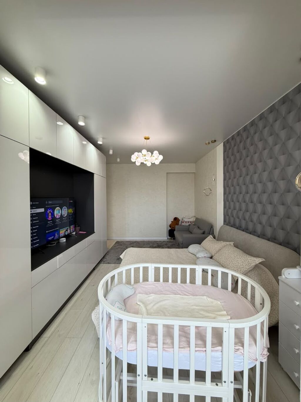 2 комнаты, 80 м², Кок-Жар ж/м Элитка, 7 этаж, Евроремонт: фото 3