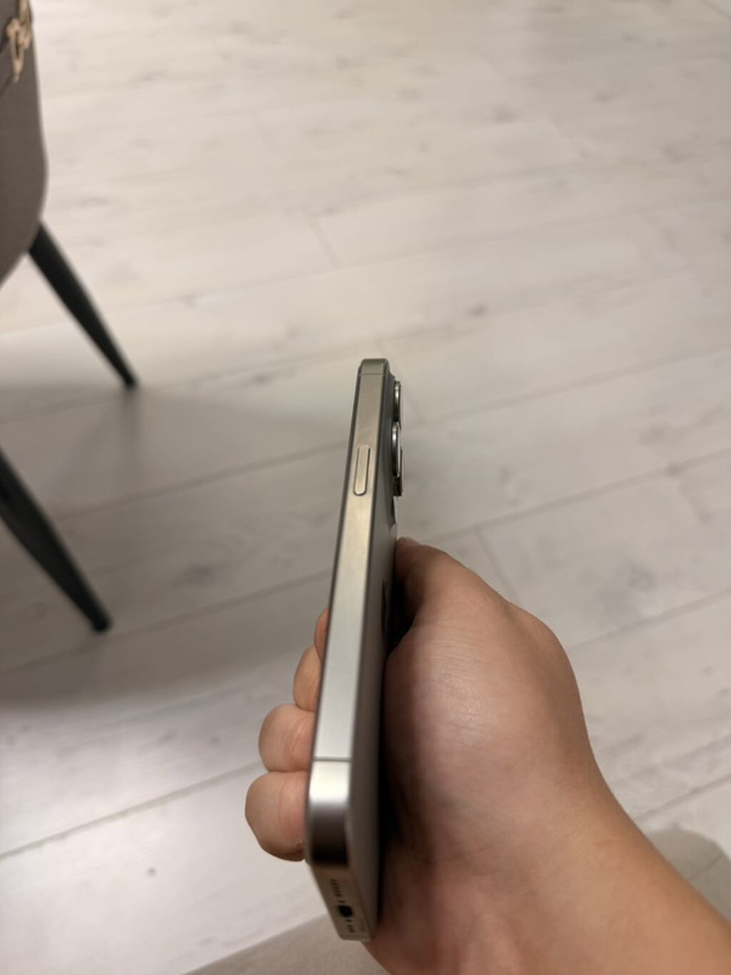 IPhone 15 Pro, Б/у, 256 ГБ, Natural Titanium, 89 %: фото 4