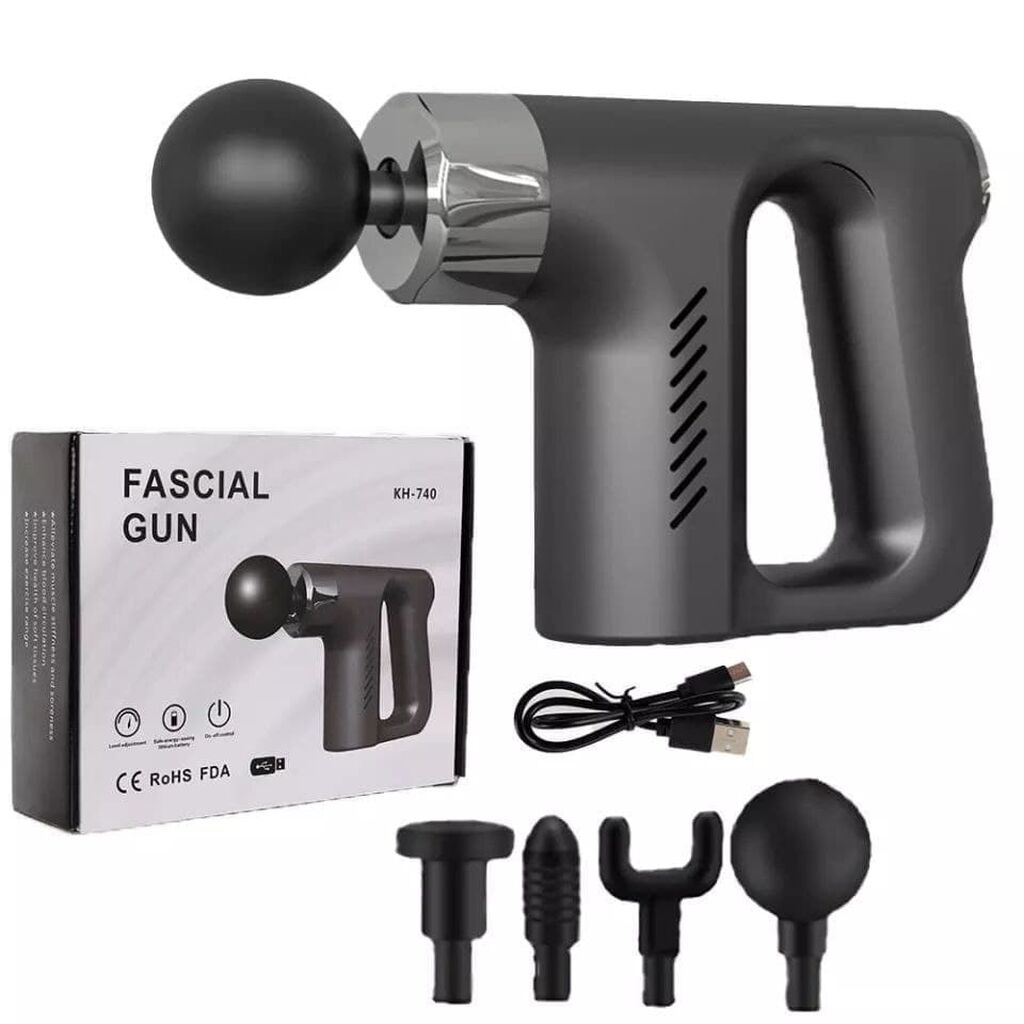 Массажер Fascial Gun Скорость: 5 уровней: 1500 KGS Массажеры и ...
