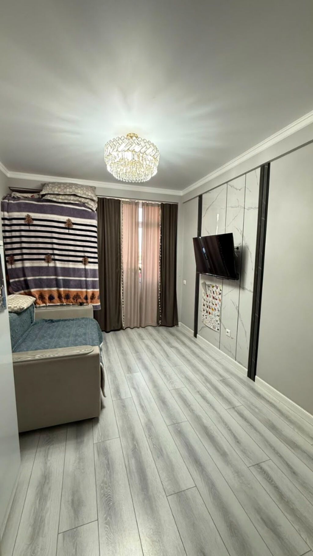 1 комната, 35 м², Элитка, Ак-Орго ж/м Элитка, 9 этаж, Евроремонт: фото 2
