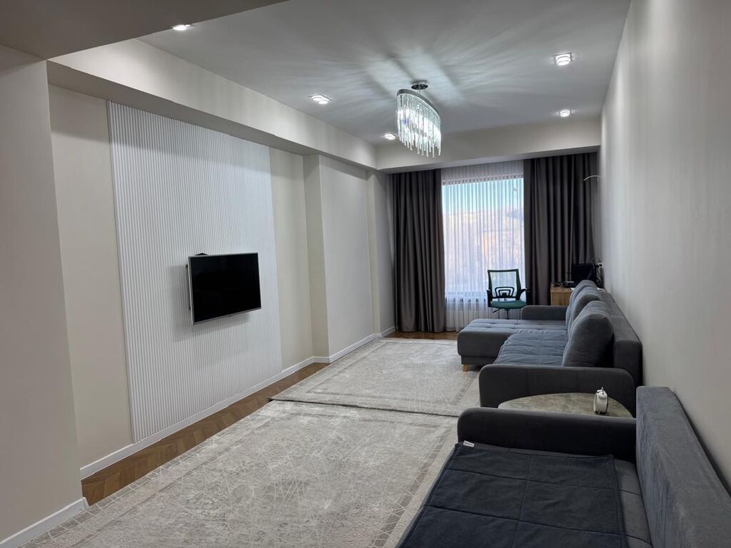 2 комнаты, 80 м², Ак-Кеме Элитка, 3 этаж, Евроремонт: фото 3