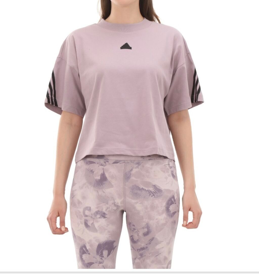 Мягкая, трикотажная футболка Adidas W FI 3S TEE награждает кожу: фото 3