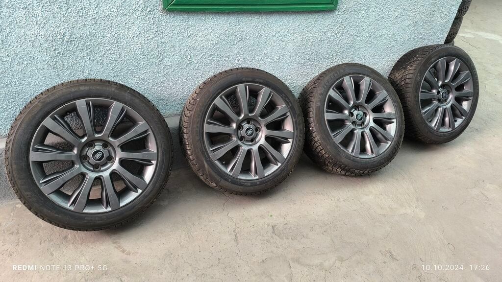 Колеса в сборе 275 / 45 / R 21, Зима, Б/у, Комплект, Внедорожные (АТ/МТ), Литые, отверстий - 5: фото 2