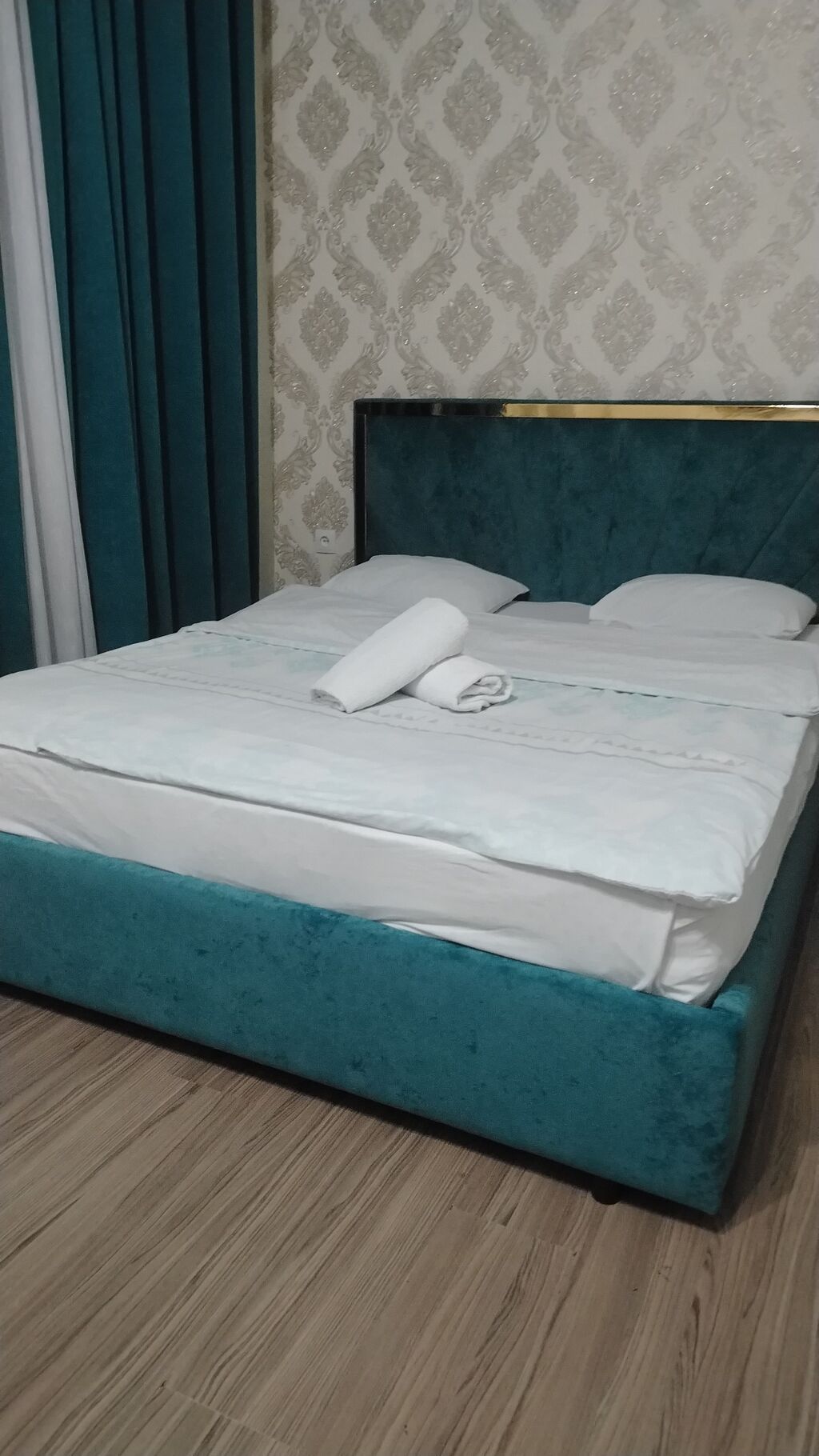 1 комната, Кызыл Аскер, Постельное белье, Кондиционер, Домофон, фото 1