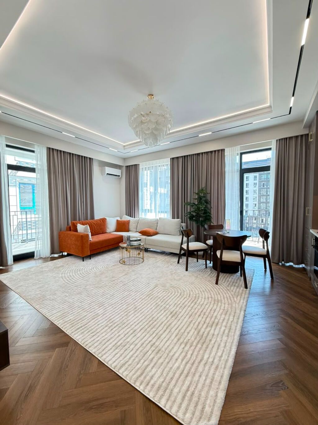 3 комнаты, 92 м², Орто-Сай с. Элитка, 4 этаж, Дизайнерский ремонт: фото 5