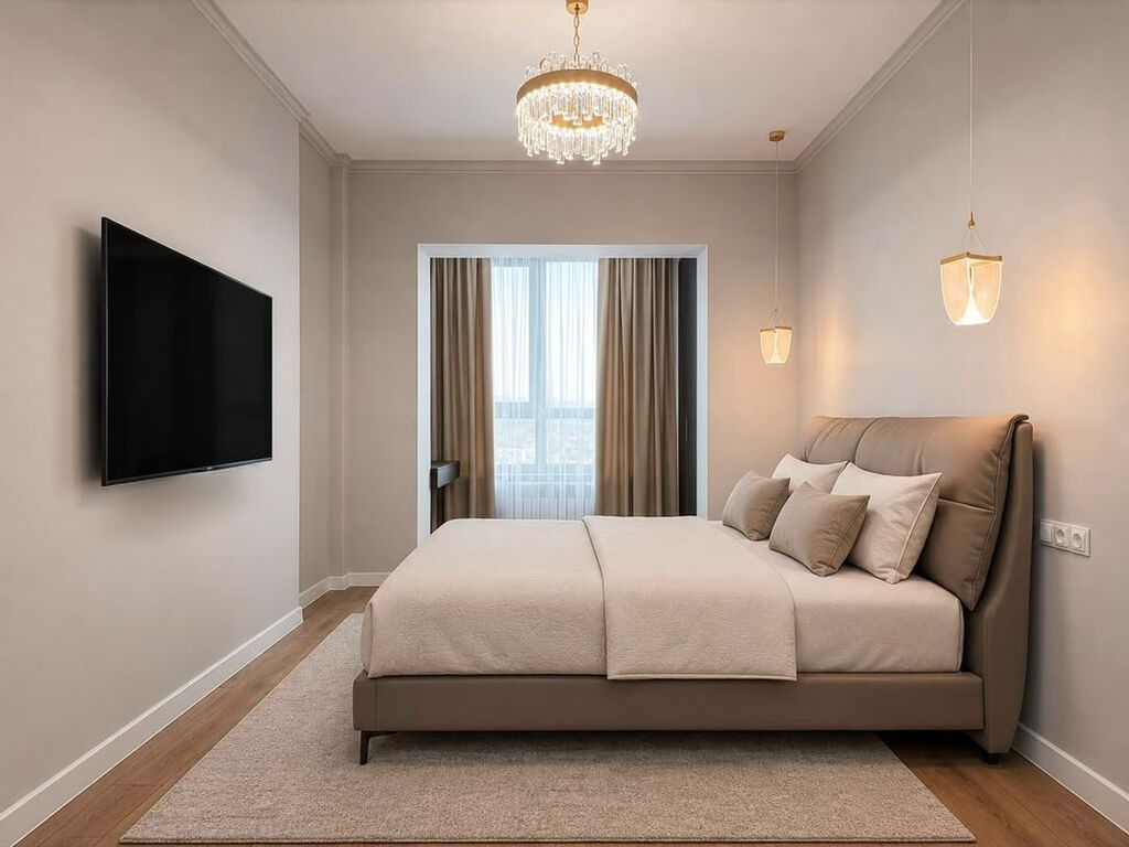 2 комнаты, 61 м², Южная Магистраль Элитка, 9 этаж, Евроремонт: фото 2