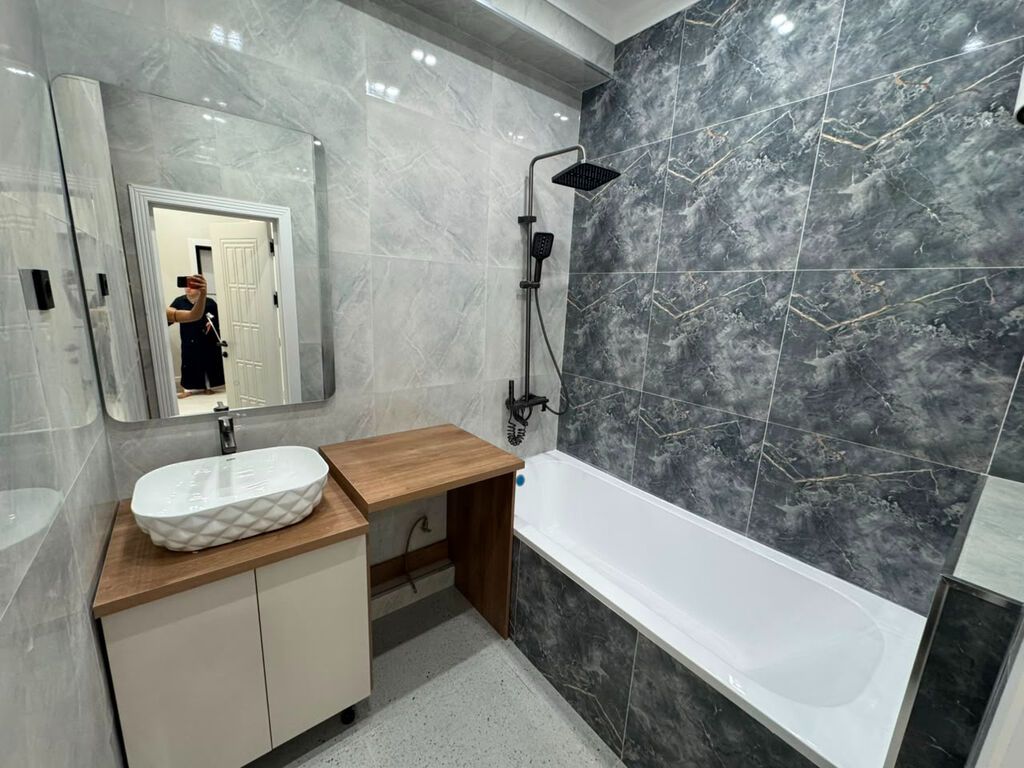 2 комнаты, 73 м², Асанбай мкр Элитка, 11 этаж, Дизайнерский ремонт: фото 8