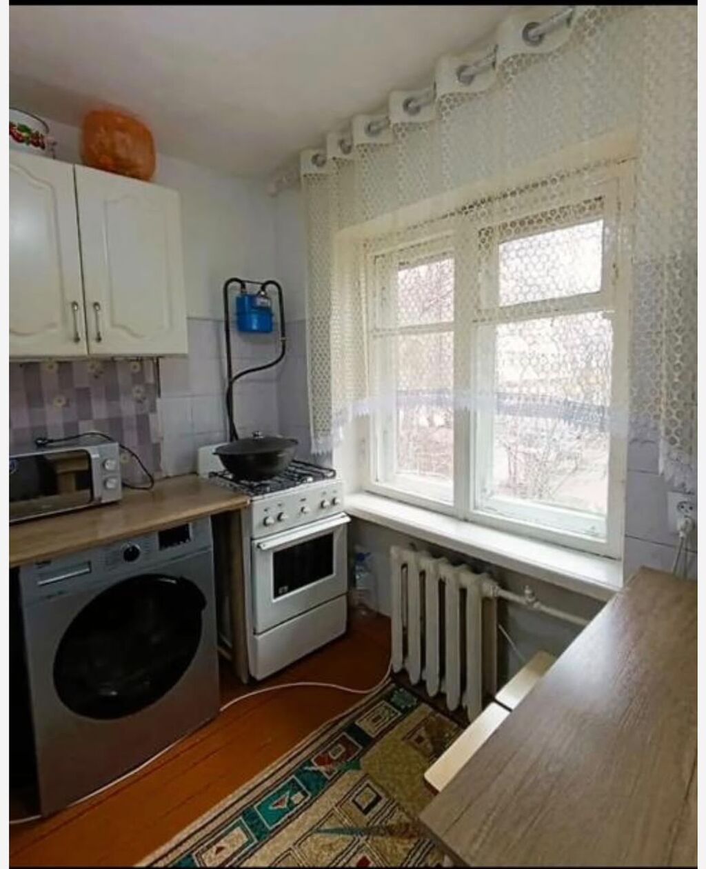 1 комната, 40 м², Аламедин-1 мкр 105 серия, 8 этаж, Старый ремонт: фото 6