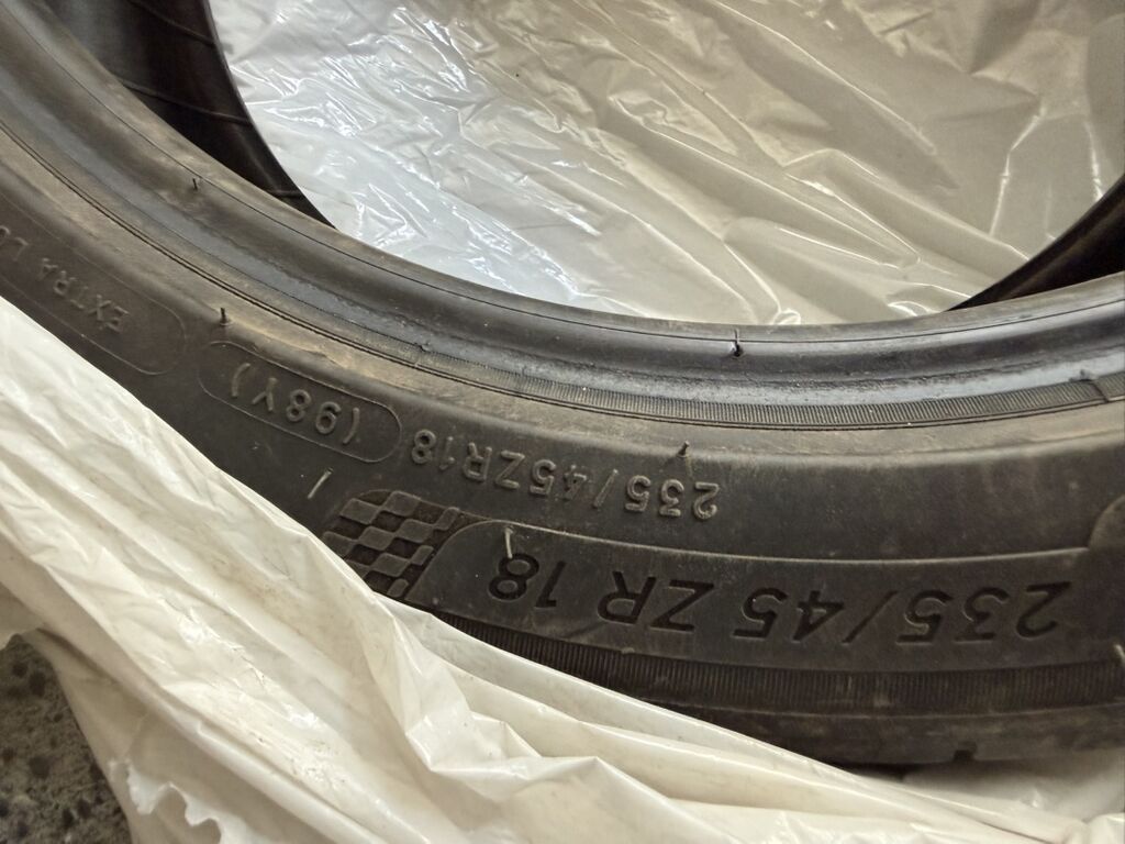 Шины 235 / 45 / R 18, Лето, Б/у, Комплект, Легковые, Michelin: фото 2
