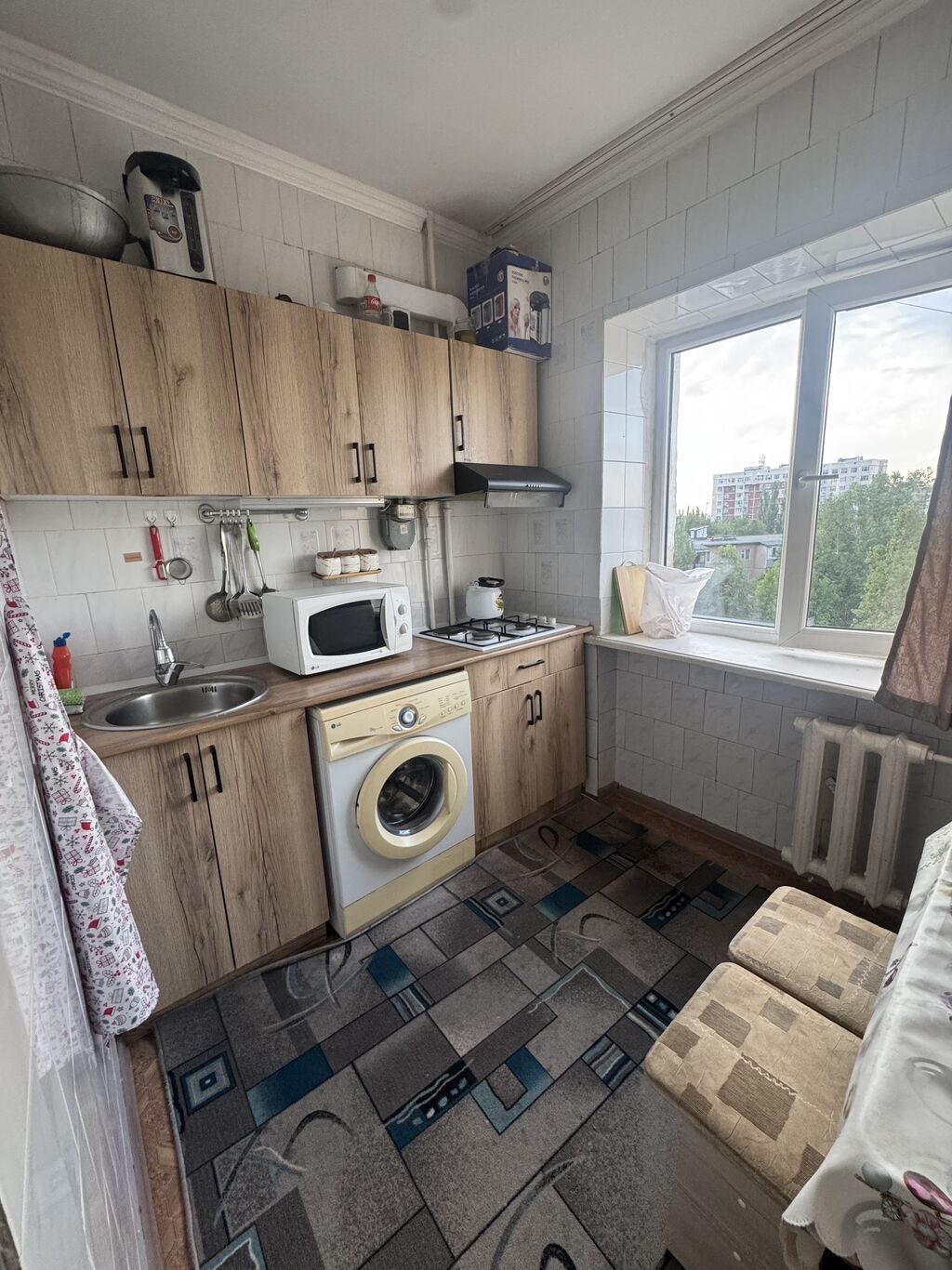 2 комнаты, 49 м², Ортосайский рынок / базар Индивидуалка, 4 этаж, Косметический ремонт: фото 5