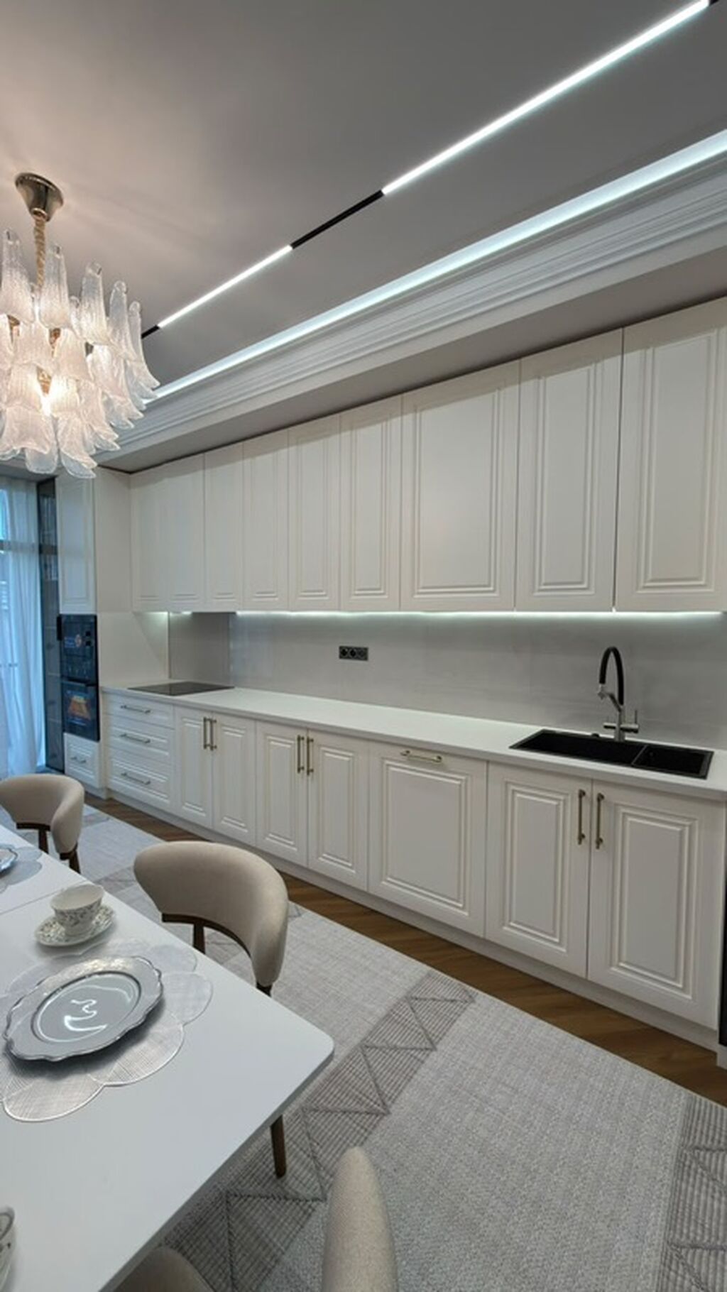 3 комнаты, 116 м², Асанбай мкр Элитка, 14 этаж, Дизайнерский ремонт: фото 2
