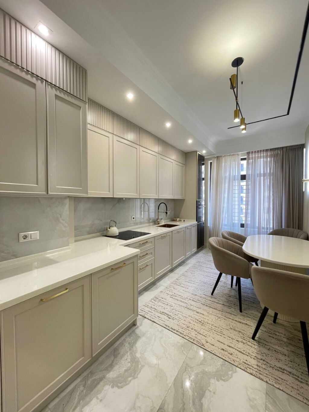 3 комнаты, 103 м², Асанбай мкр Элитка, 7 этаж, Евроремонт: фото 2