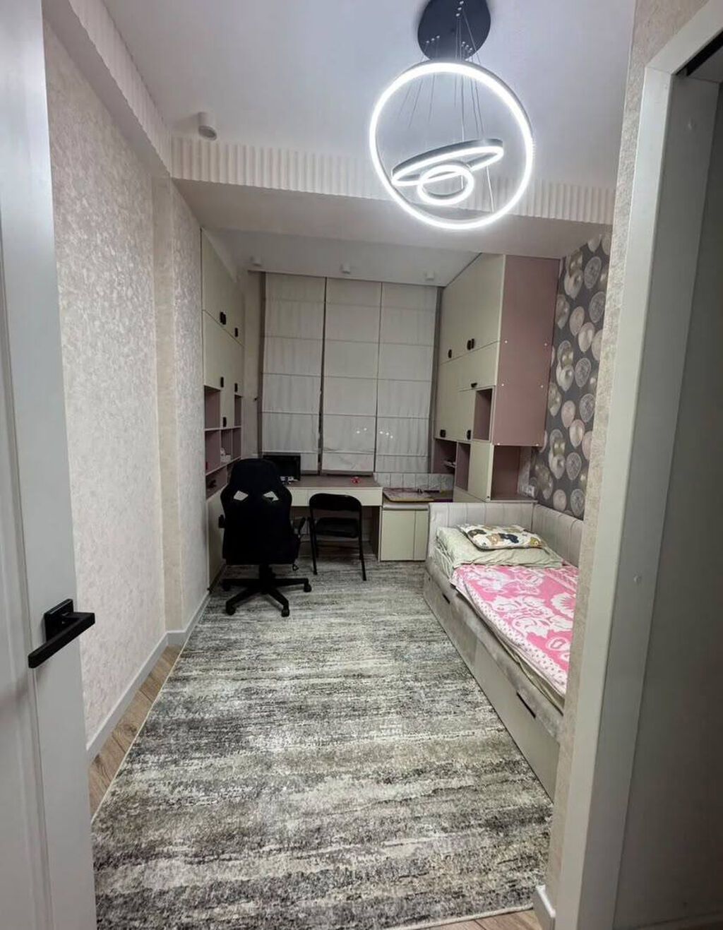 3 комнаты, Асанбай мкр Агентство недвижимости, Без животных, от 1 года, С мебелью полностью: фото 4
