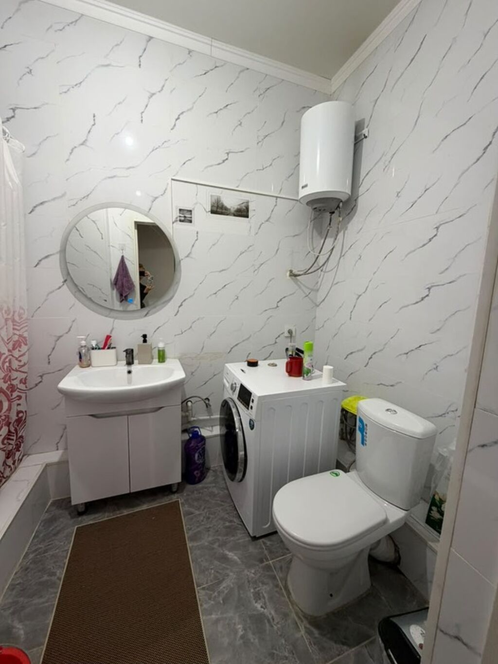 1 комната, 43 м², Баткенский рынок / базар Элитка, 3 этаж, Свежий ремонт: фото 2