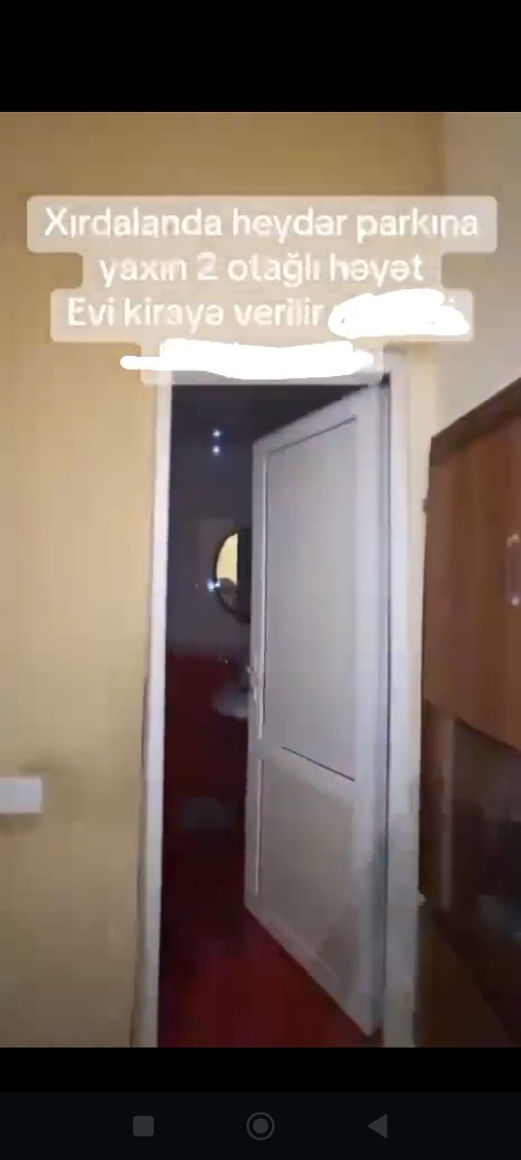 Salam tecili Xırdalandada, Heydər Parkına yaxın yerləşən 2 otaqlı