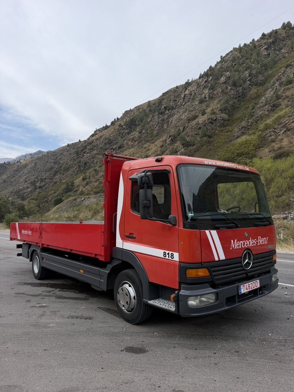 Mercedes Benz Atego 818 Свежий перегон Год:2001 Объем: 4.3 Без: фото 1
