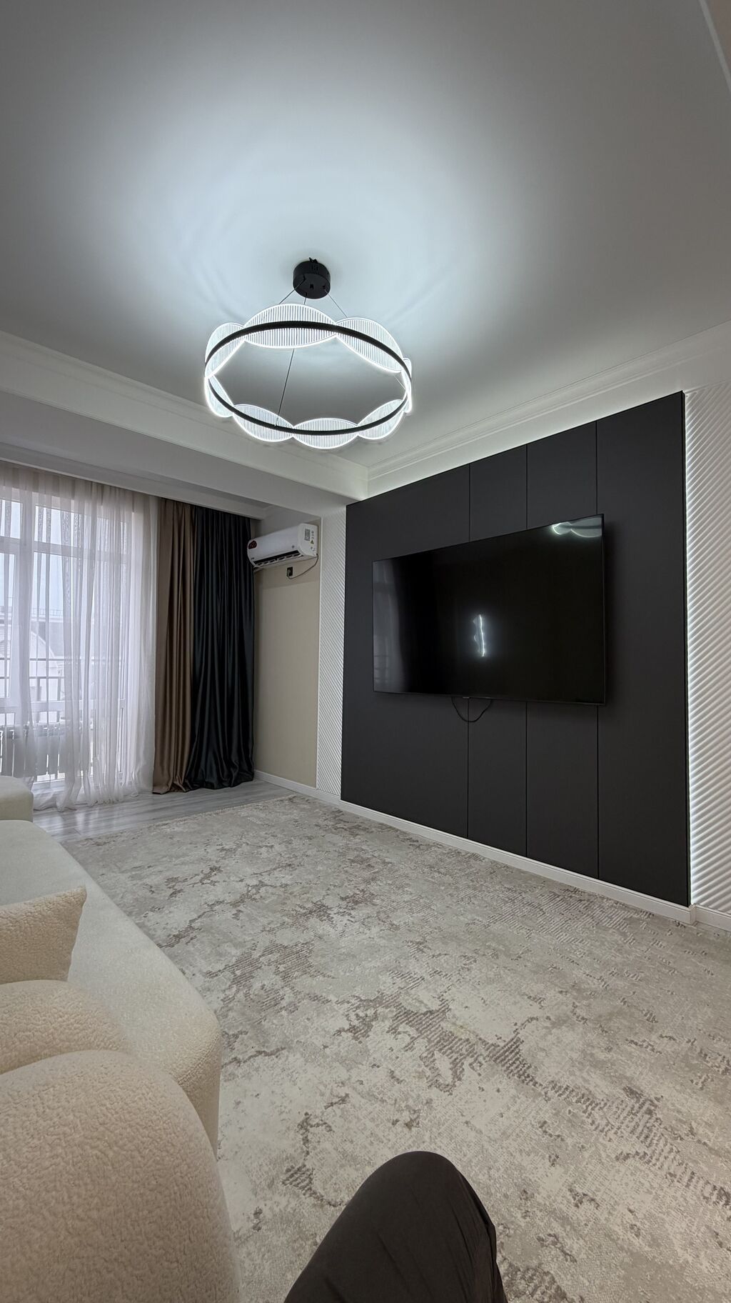 2 комнаты, 55 м², Элитка, 13 этаж, Дизайнерский ремонт: фото 7