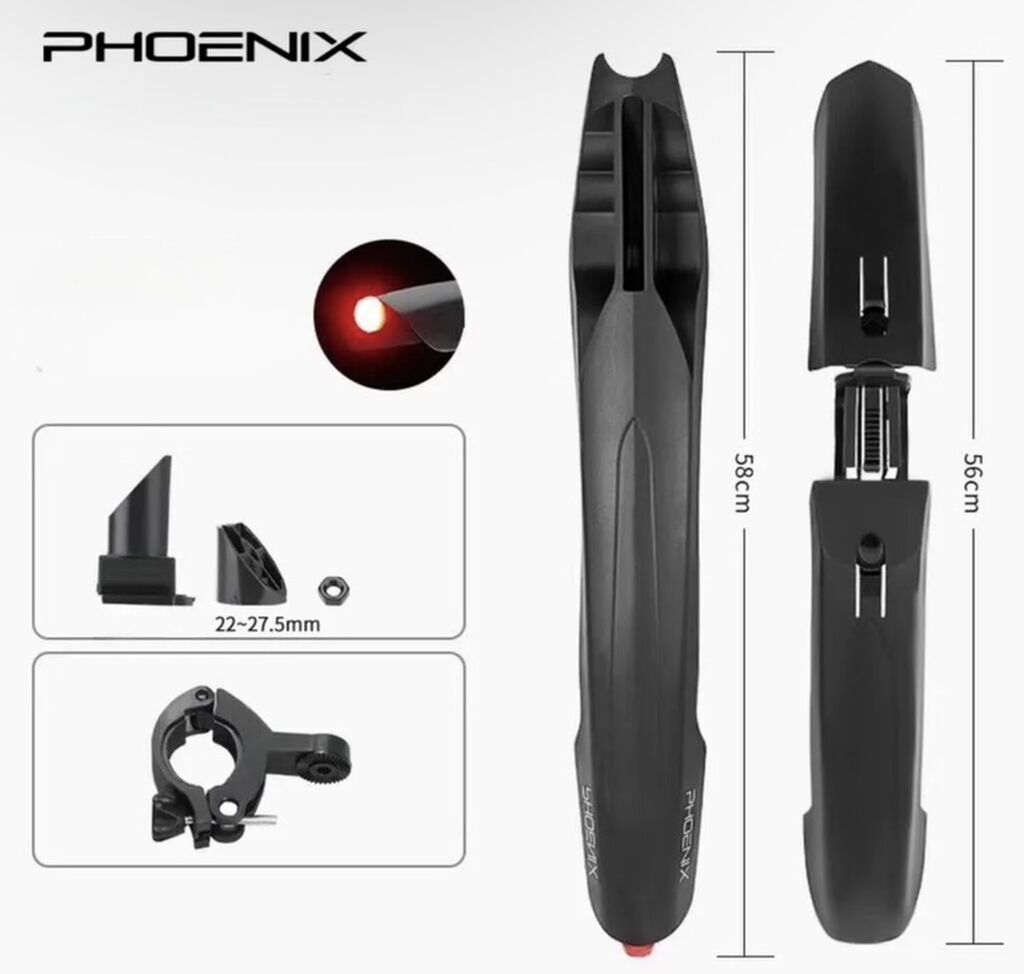 Комплект крыльев PHOENIX 2 шт Перед Зад с интегрированным габаритным: фото 4