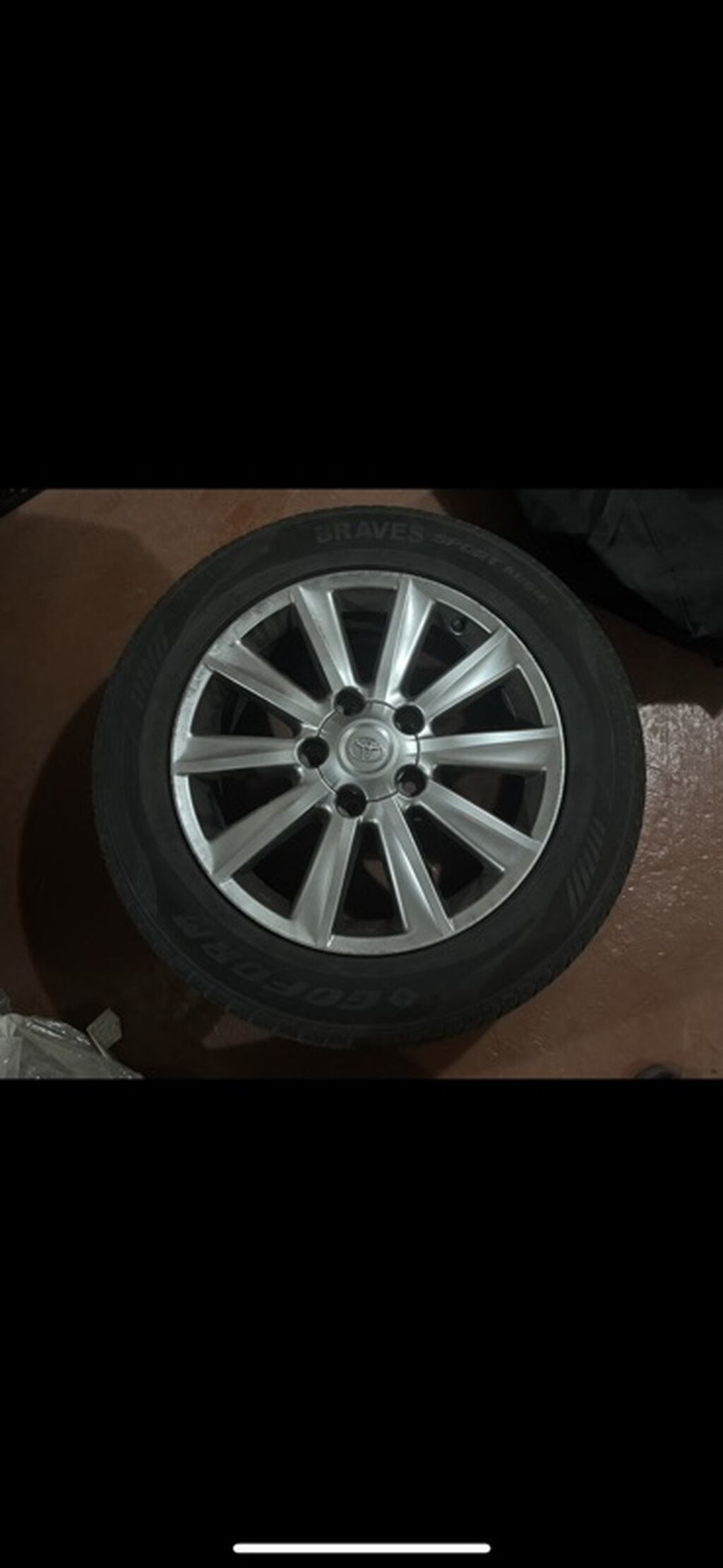 Литые диски (комплект из 4 колес) Toyota с шиной GOFORM/BRAVES. -: фото 4