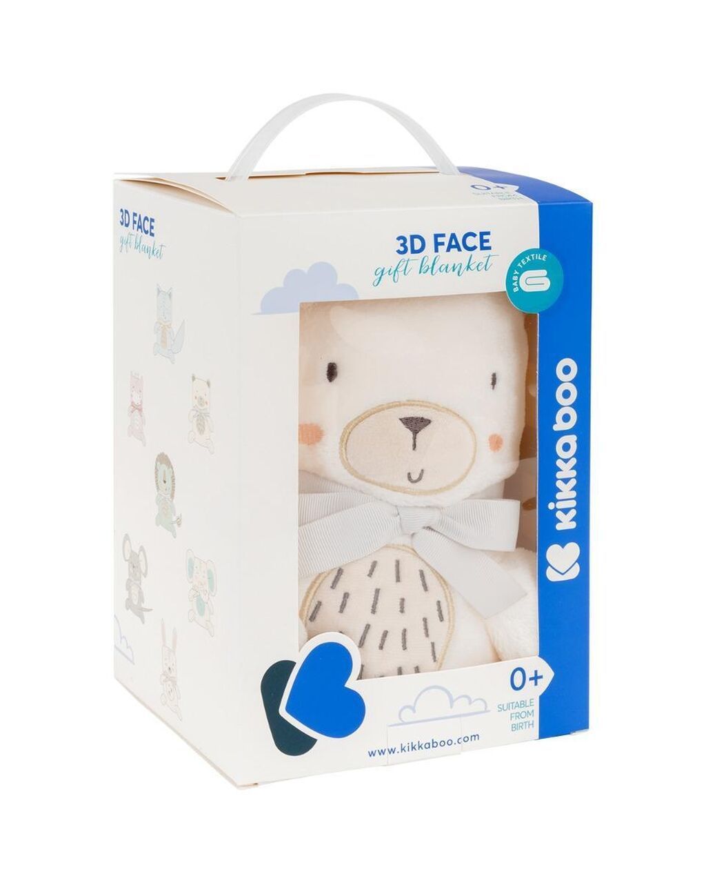 Ćebad i pokrivači: Kikka Boo 3D Face Gift Blanket – poklon set za bebe - Mekano ćebence na lalafo.rs Ćebad i pokrivači: Kikka Boo 3D Face Gift Blanket – poklon set za bebe - Mekano ćebence