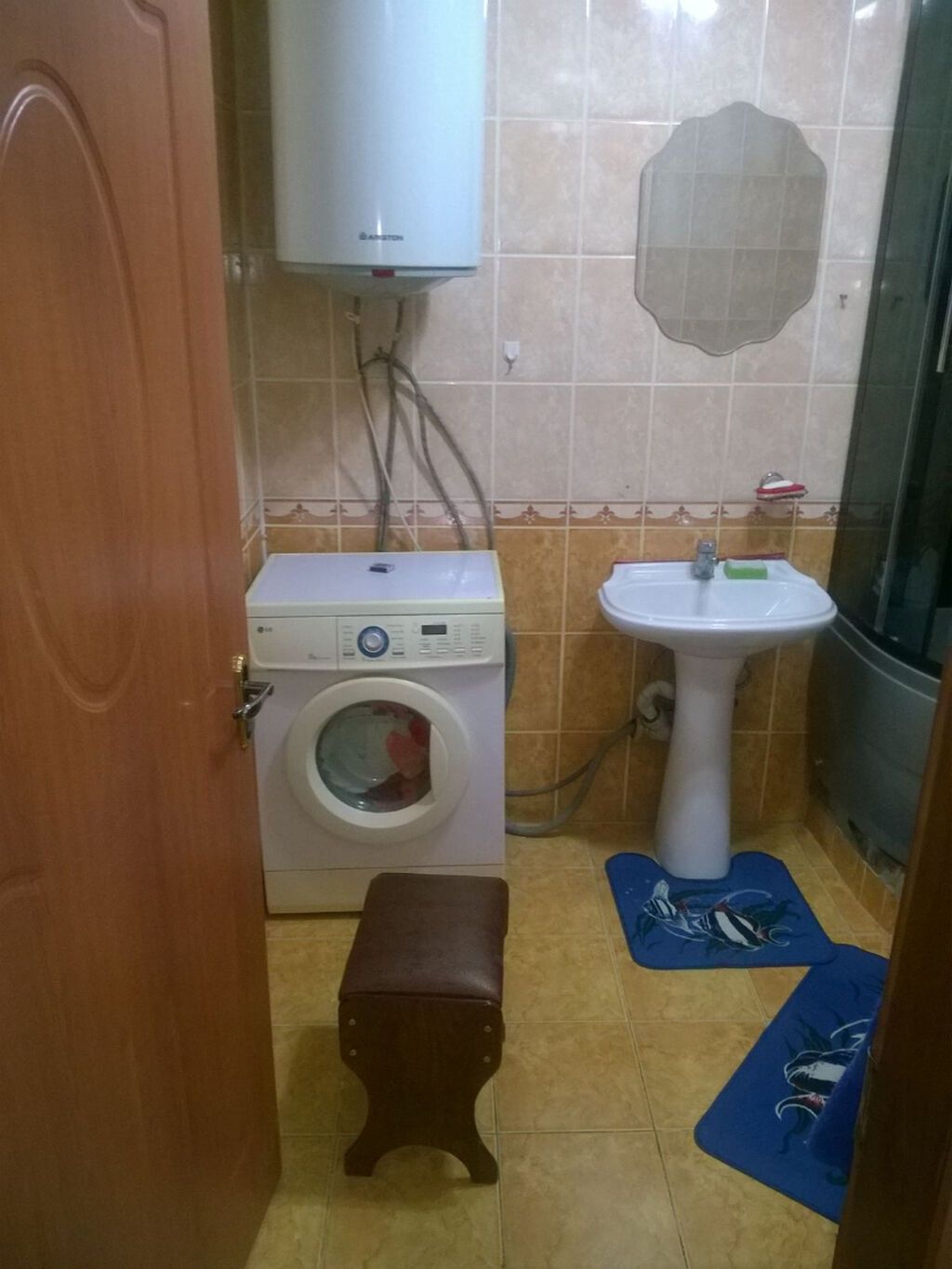 3 комнаты, 59 м², Бишкек Парк ТРЦ 105 серия, 5 этаж, Косметический ремонт: фото 5