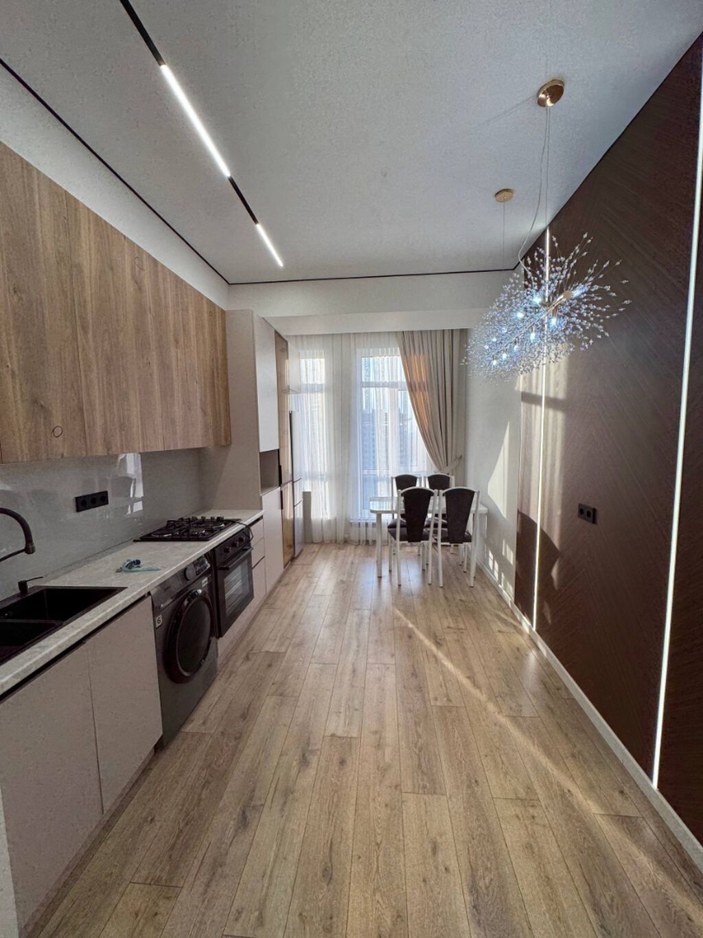 1 комната, 44 м², Тунгуч мкр Элитка, 10 этаж, Дизайнерский ремонт: фото 2