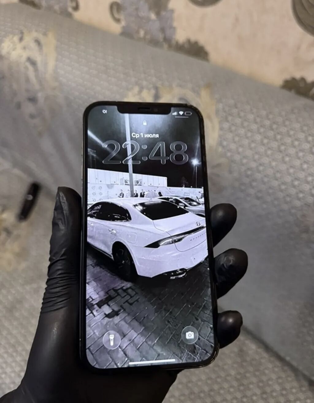 IPhone 12 Pro, Б/у, 128 ГБ, Синий, Чехол, 75 %: фото 6