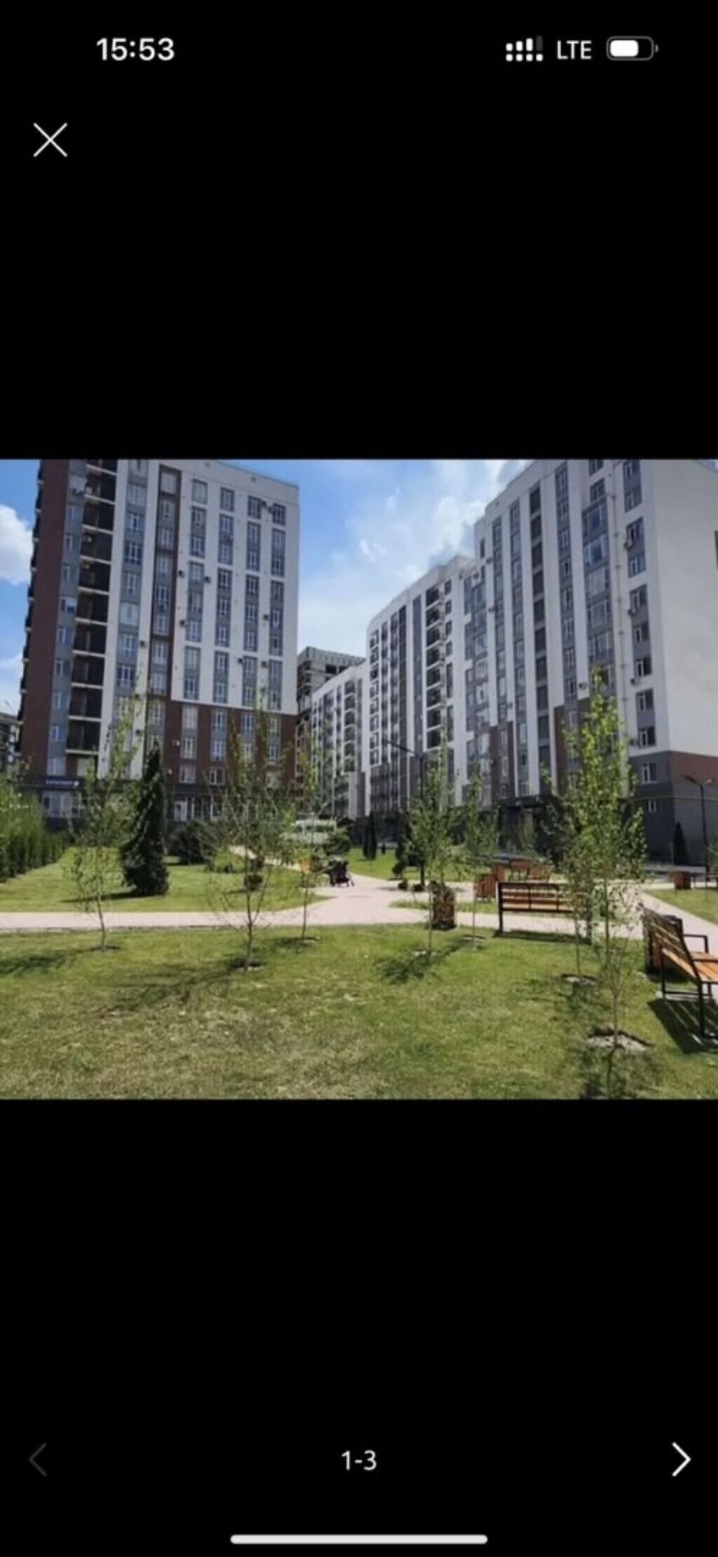 2 комнаты, 59 м², АУЦА Элитка, 3 этаж, ПСО (под самоотделку): фото 1
