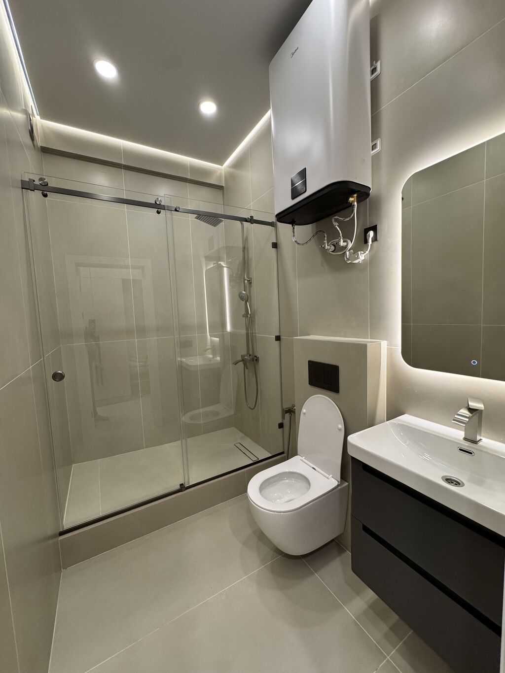 2 комнаты, 57 м², 7 мкр Элитка, 14 этаж, Дизайнерский ремонт: фото 7