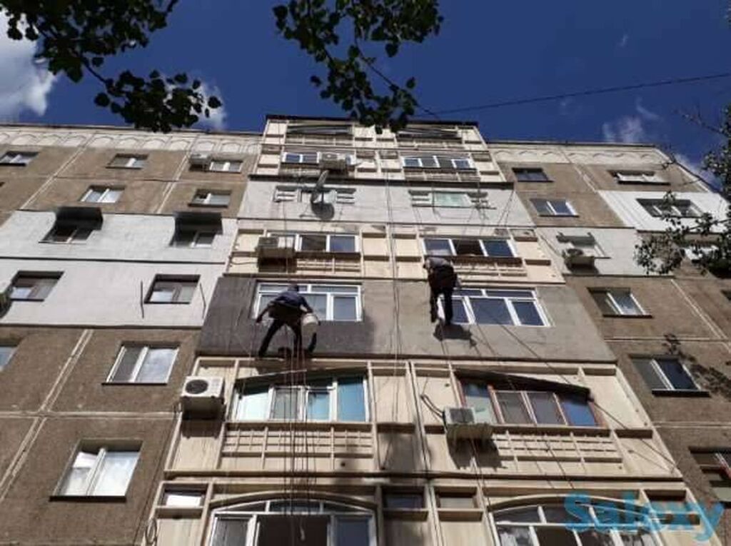 Высотный клининг, Монтаж рекламных баннеров, Фасадные работы зданий Больше 6 лет опыта: фото 2