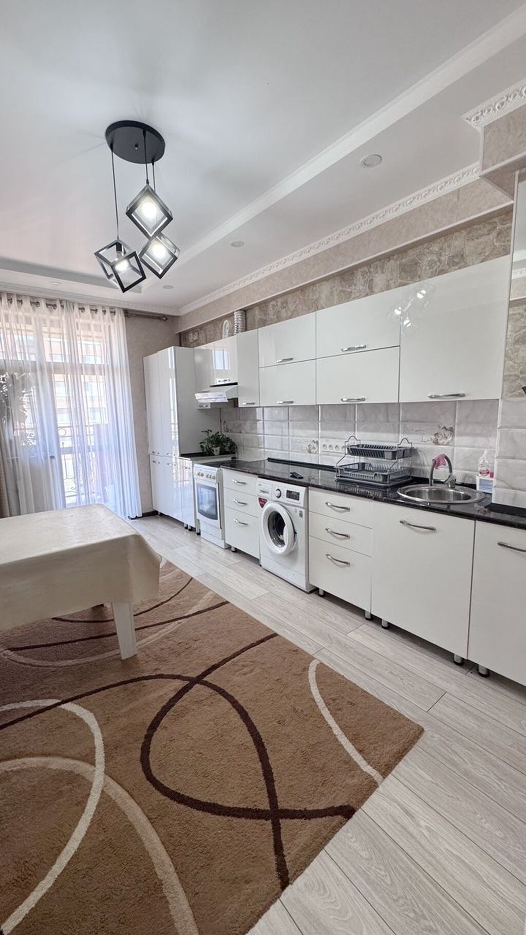 Долгосрочная аренда Сдается3-х ком,квартира Район-Ак Кеме Цена-1200$: фото 1