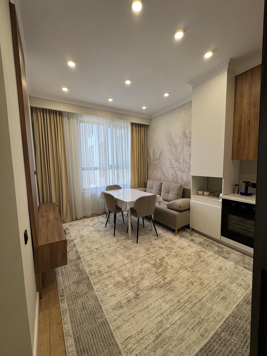 1 комната, 41 м², Асанбай мкр Элитка, 6 этаж, Дизайнерский ремонт: фото 7