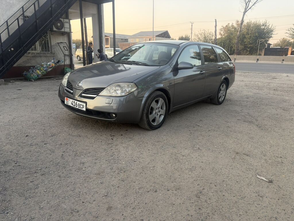 Nissan Primera: 2002 г., 2 л, Вариатор, Бензин, Универсал: фото 1