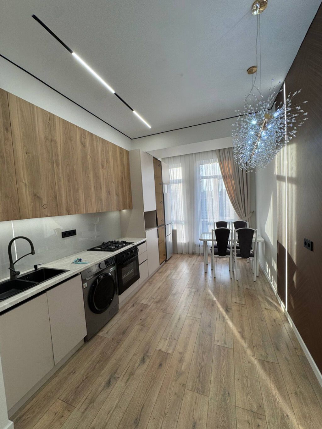 1 комната, 44 м², Тунгуч мкр Элитка, 10 этаж, Дизайнерский ремонт: фото 5