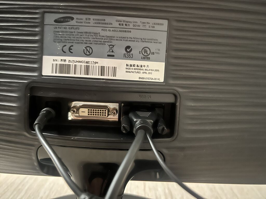 Монитор, Samsung, Б/у, LED, 19" - 20": фото 2
