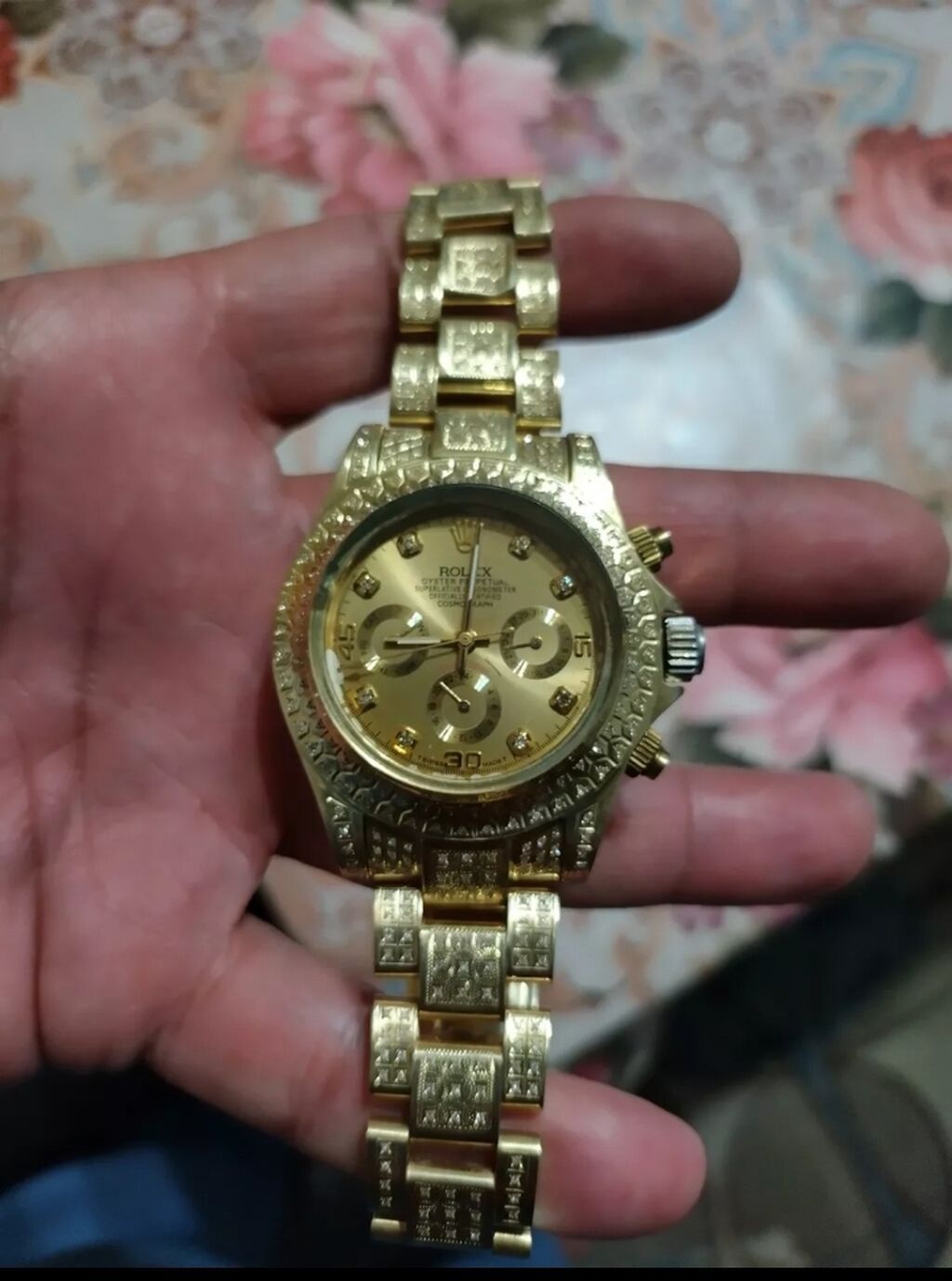 Классические часы часы, Rolex, Золото, Президентские, Мужские, Б/у — фото 1