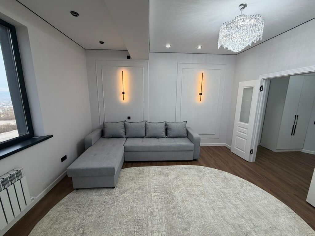 2 комнаты, 60 м², Тунгуч мкр Элитка, 7 этаж, Евроремонт: фото 4