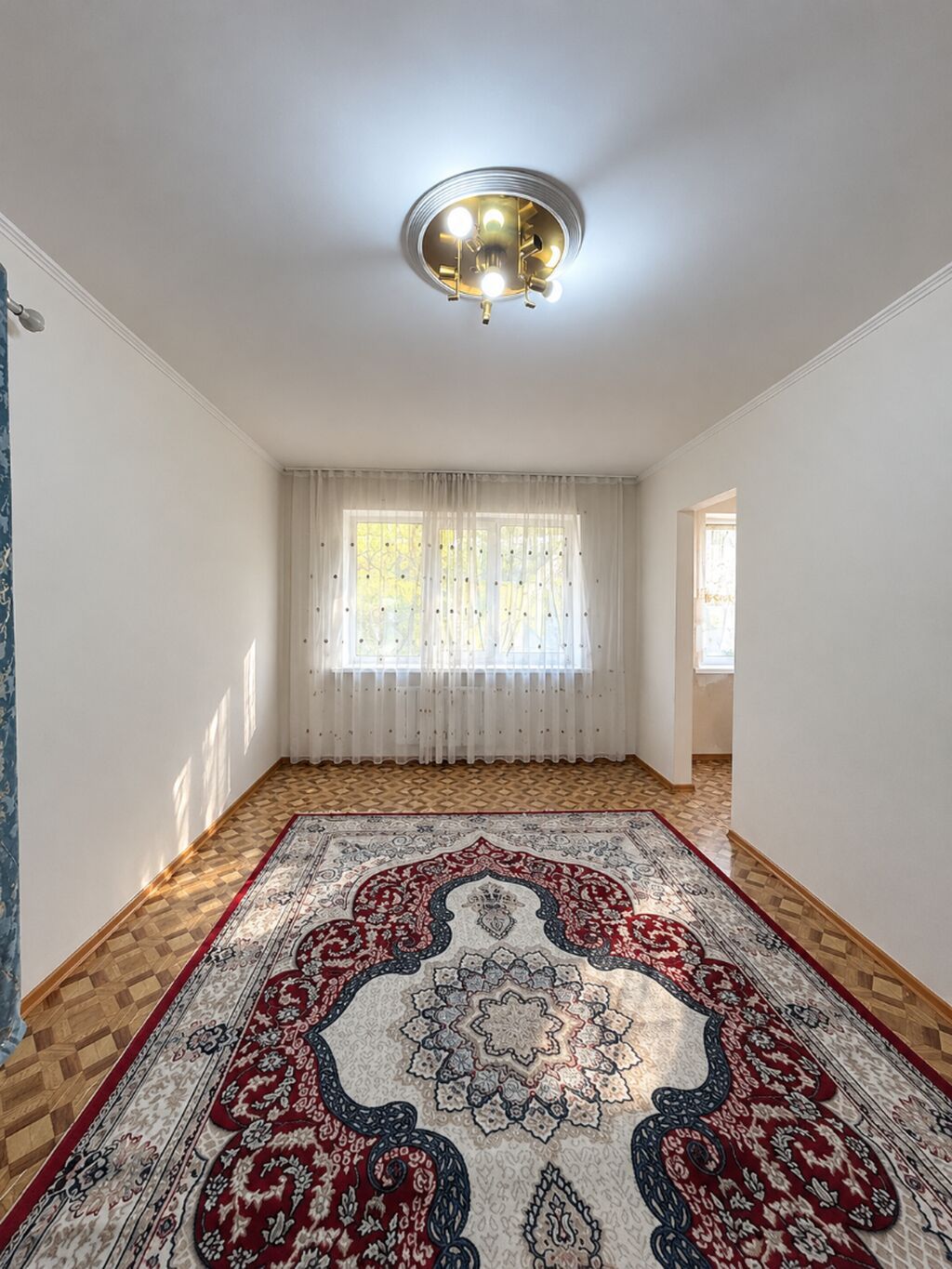 2 комнаты, 46 м², Кок-Жар мкр 104 серия, 1 этаж, Старый ремонт: фото 2