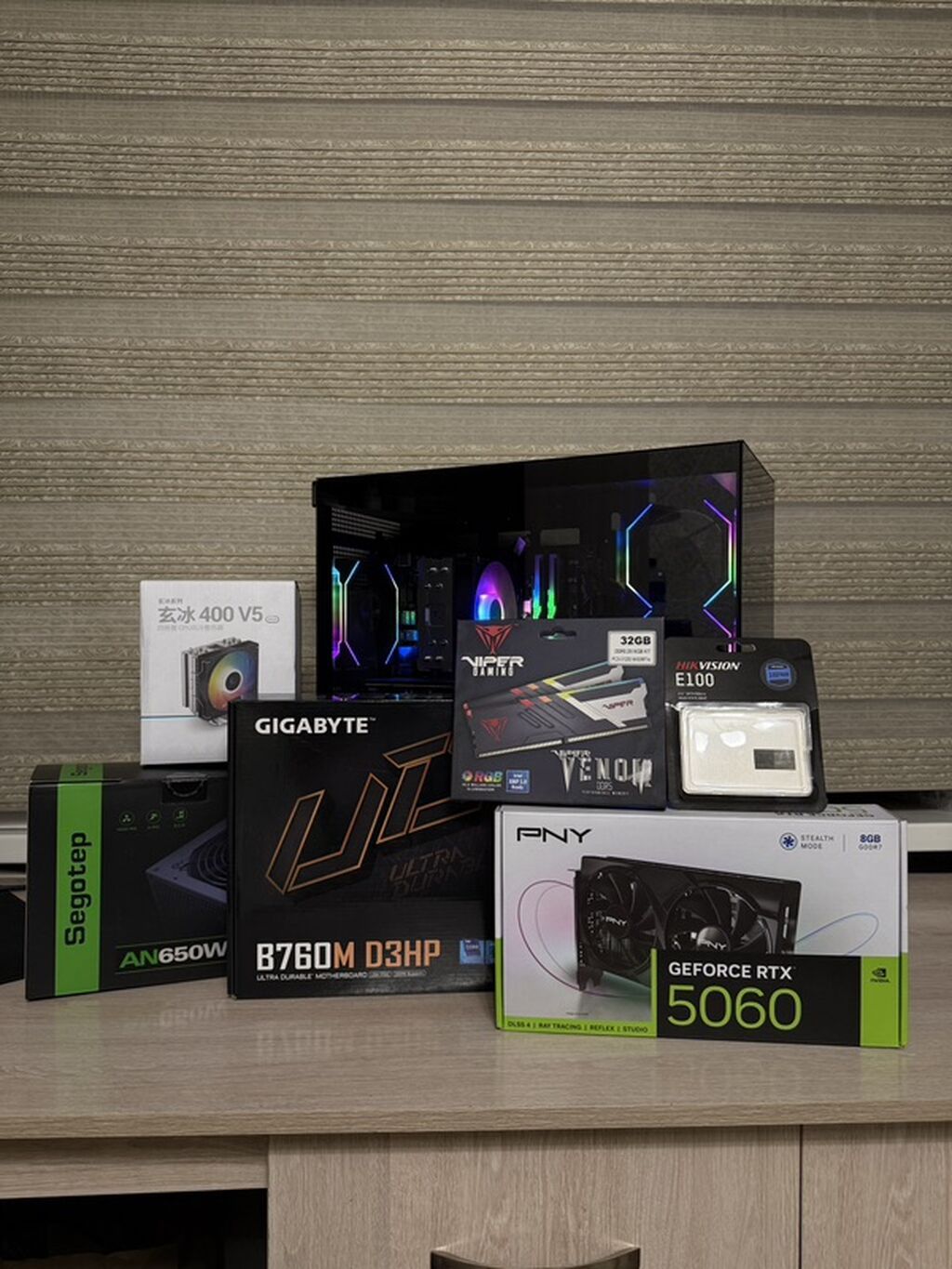 Компьютер, ядер - 10, ОЗУ 32 ГБ, Игровой, Новый, Intel Core i5, NVIDIA GeForce RTX 5060, SSD: фото 4