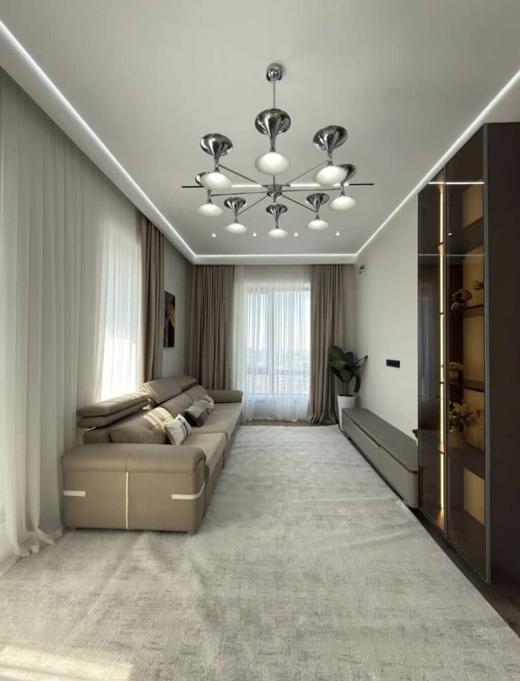 3 комнаты, 100 м², Советская/Скрябина 16 этаж, Дизайнерский ремонт: фото 2
